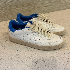 P448 blue and white sneakers
